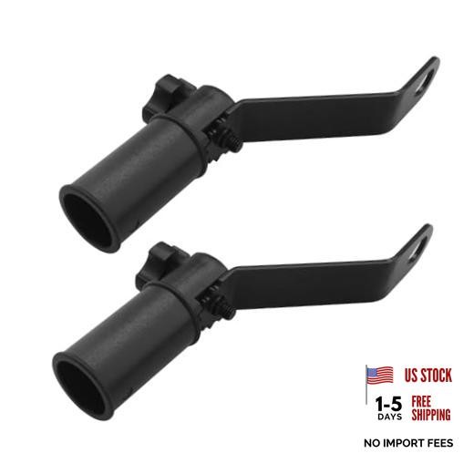 ECSiNG 2 Pcs Motorcycle Rearview Mirror Extension 10MM Rearview Mirror Clamp