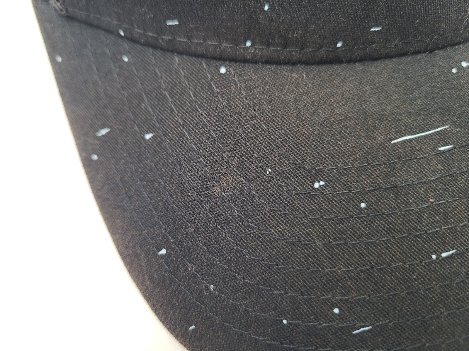 Travis Mathew Golf Speckled Mesh Trucker Snapback Hat Cap Polyester Blend Black