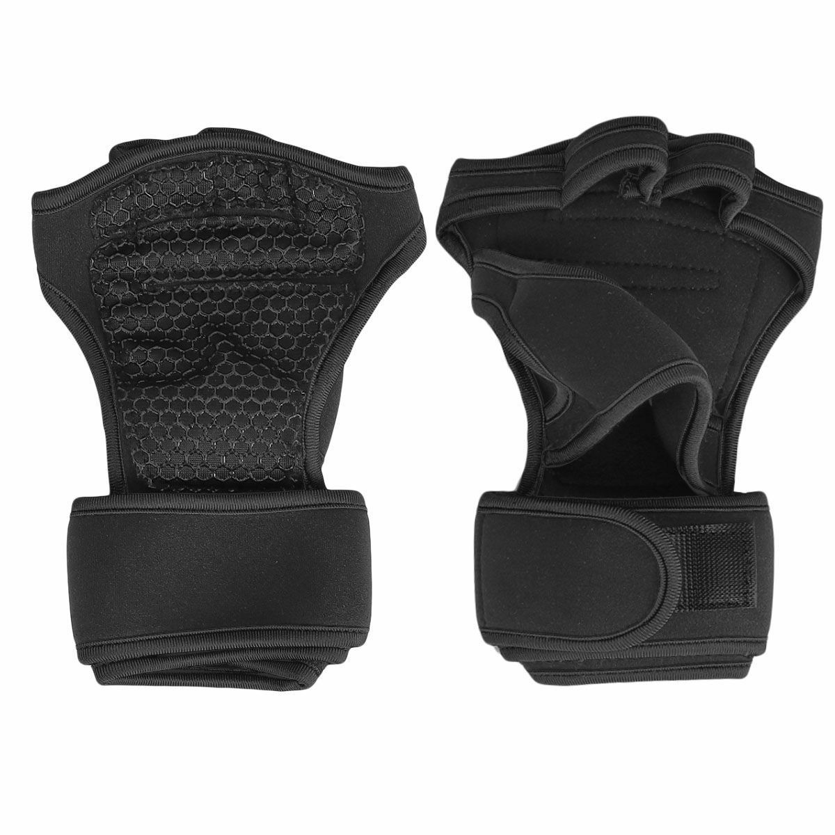 US Fitness Gloves Weight Lifting Gym Workout Training Wrist Wrap Strap Men Women