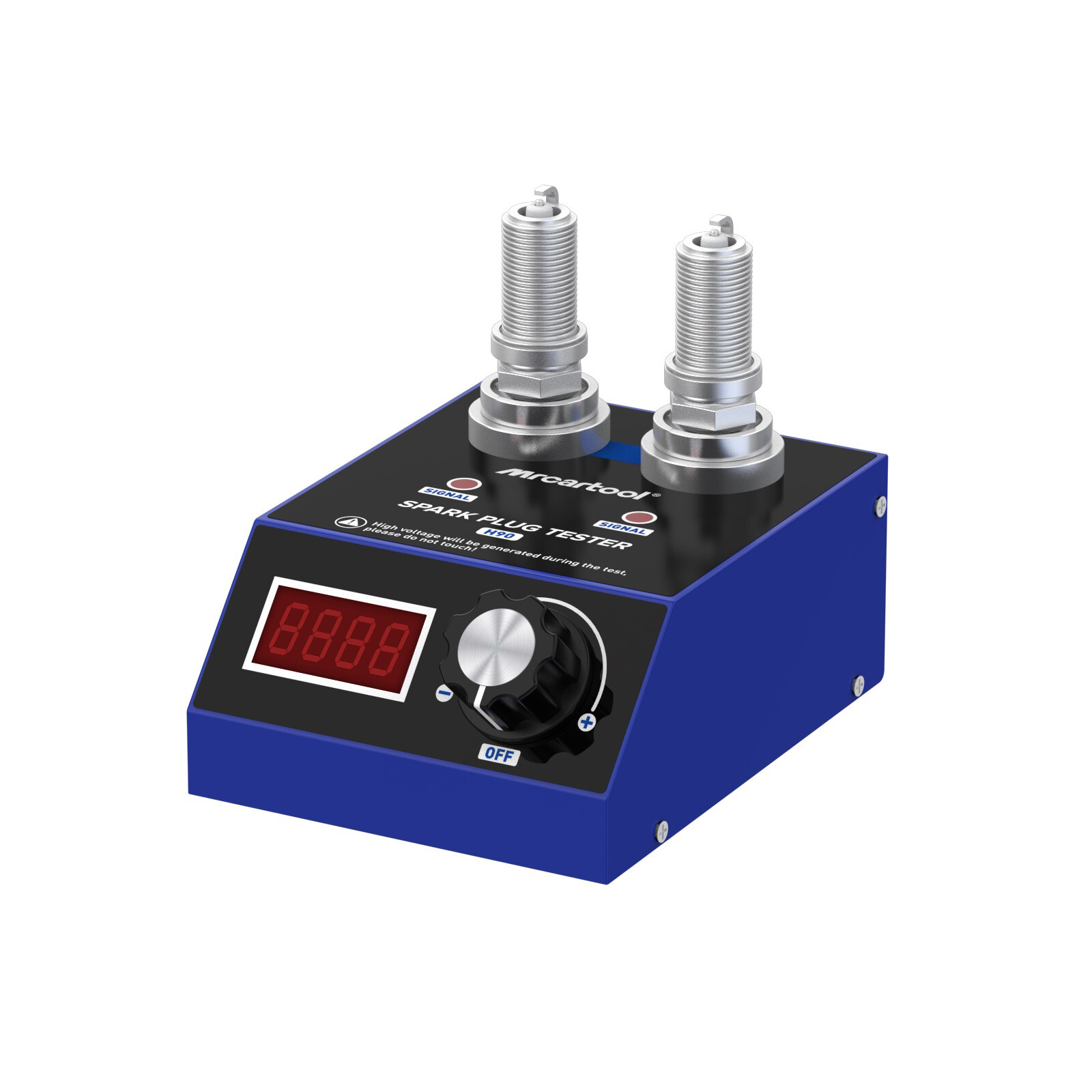 H90 Dual-Hole Car Spark Plug Tester Spark Plug Ignition Analyzer Diagnostic Tool