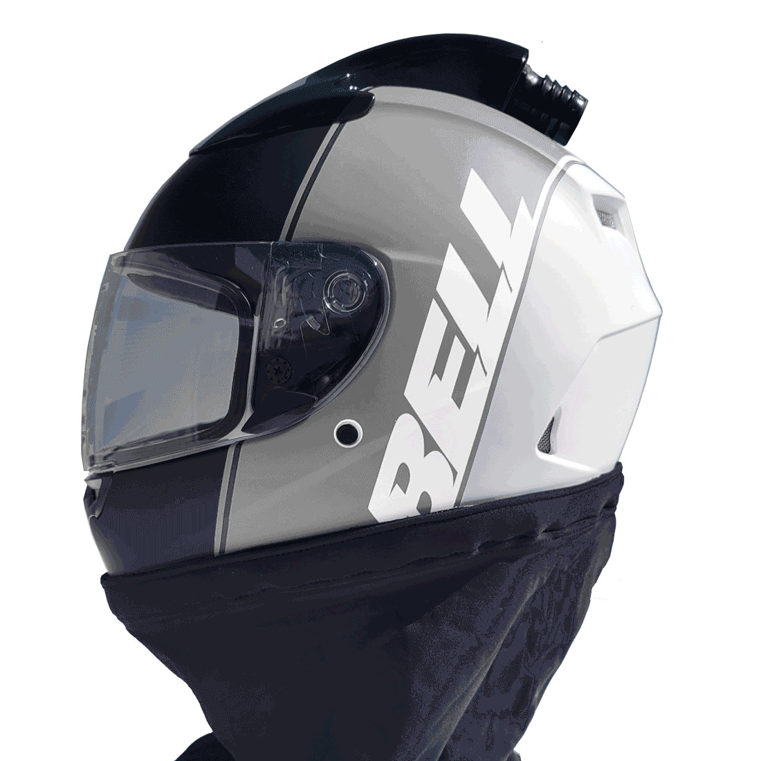 Bell Qualifier Top Air UTV-SXS Helmet | Size XX-Large | Black/Gray/White