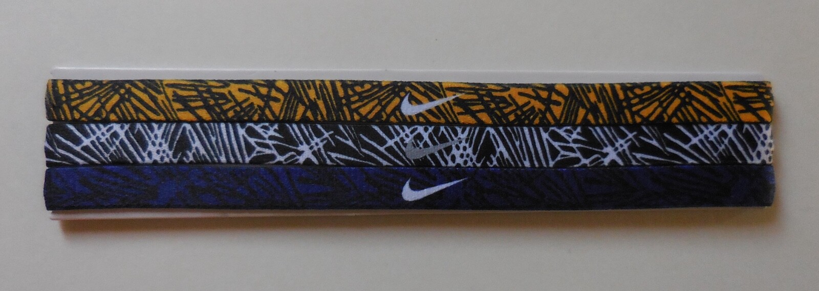 Nike Printed Headbands Assorted 3PK Adult Unisex Multicolor