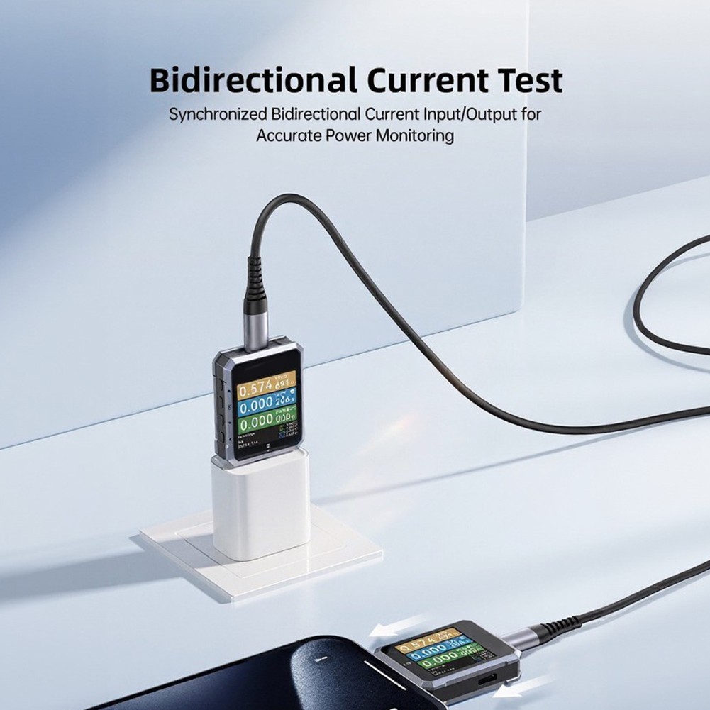 240W USB-C for pd 3.1 Power Analyzer for Battery Capacity Calculation Testing