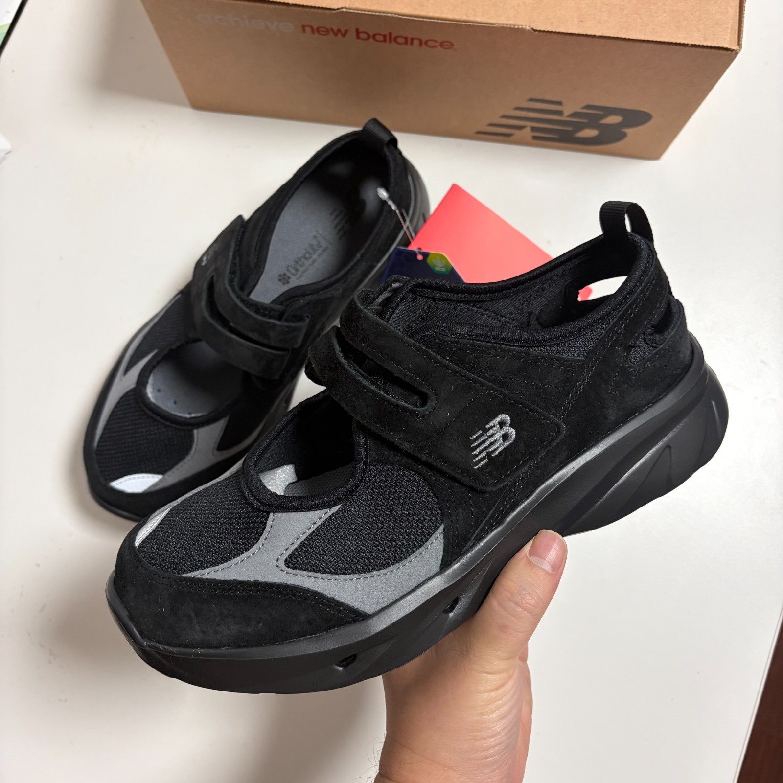 New Balance Breeze Womens Mary Jane Sneakers Black SD2203BK