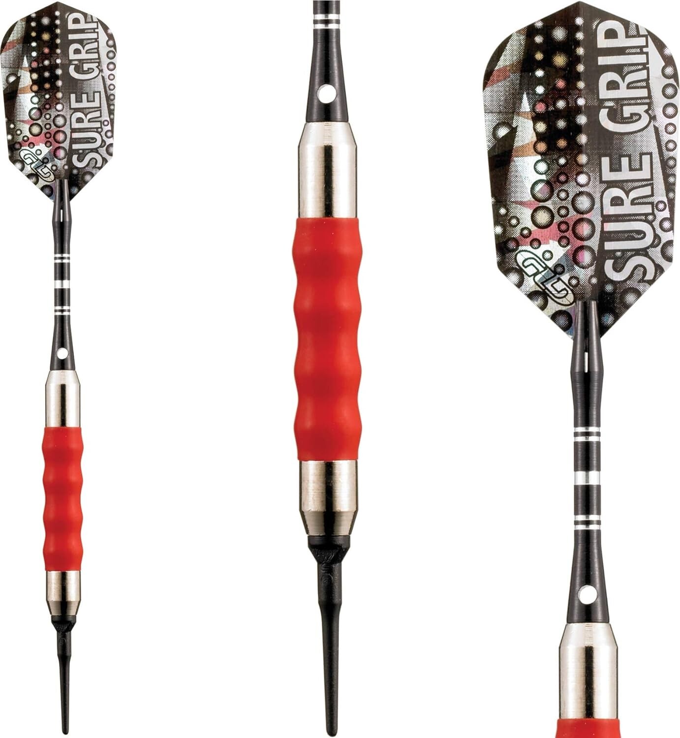 Viper Sure Grip Soft Tip Darts, Red, 16 Grams