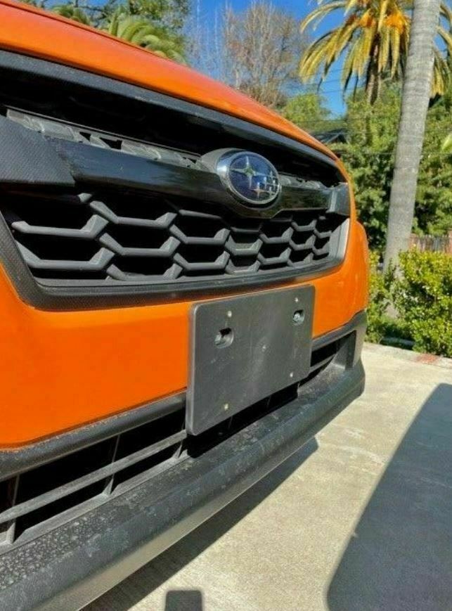 Bumper Rectangular Holes License Plate Kit Bracket for SUBARU Forester 2009-2013
