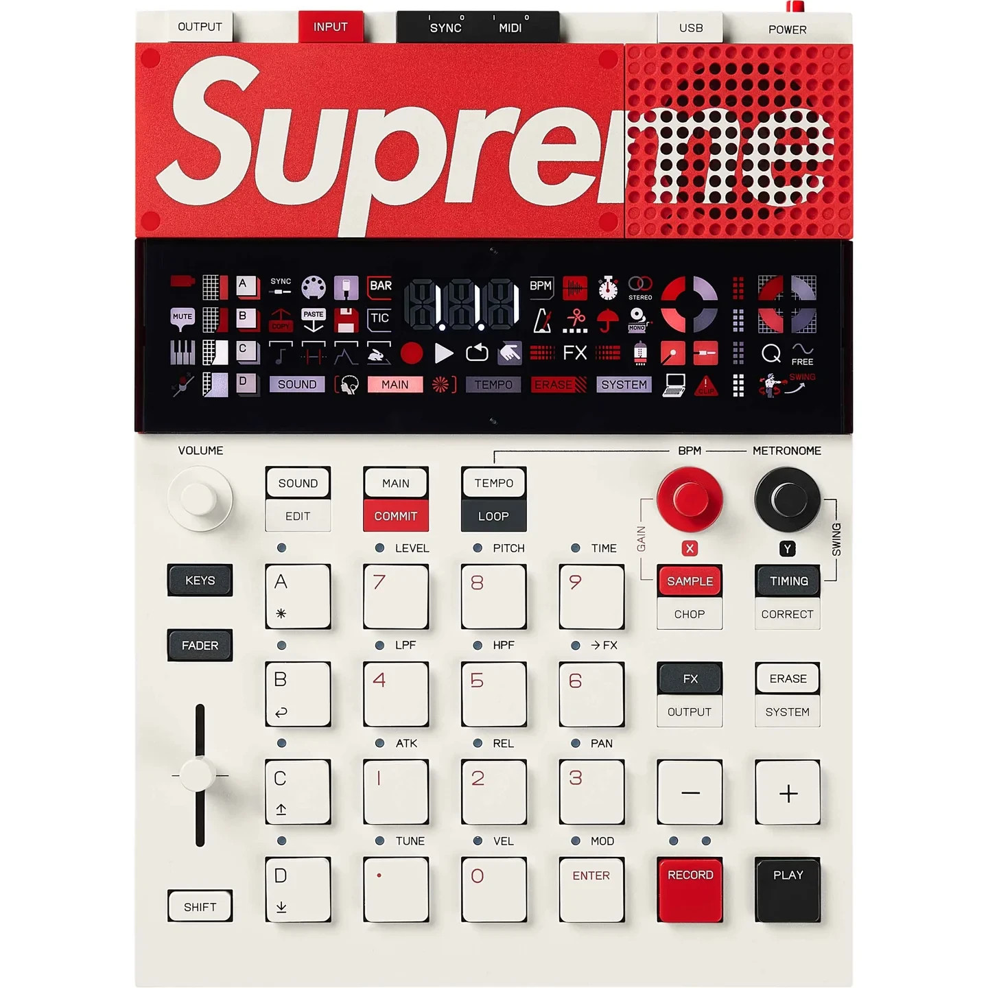 Supreme x teenage engineering EP–133 K.O. II White