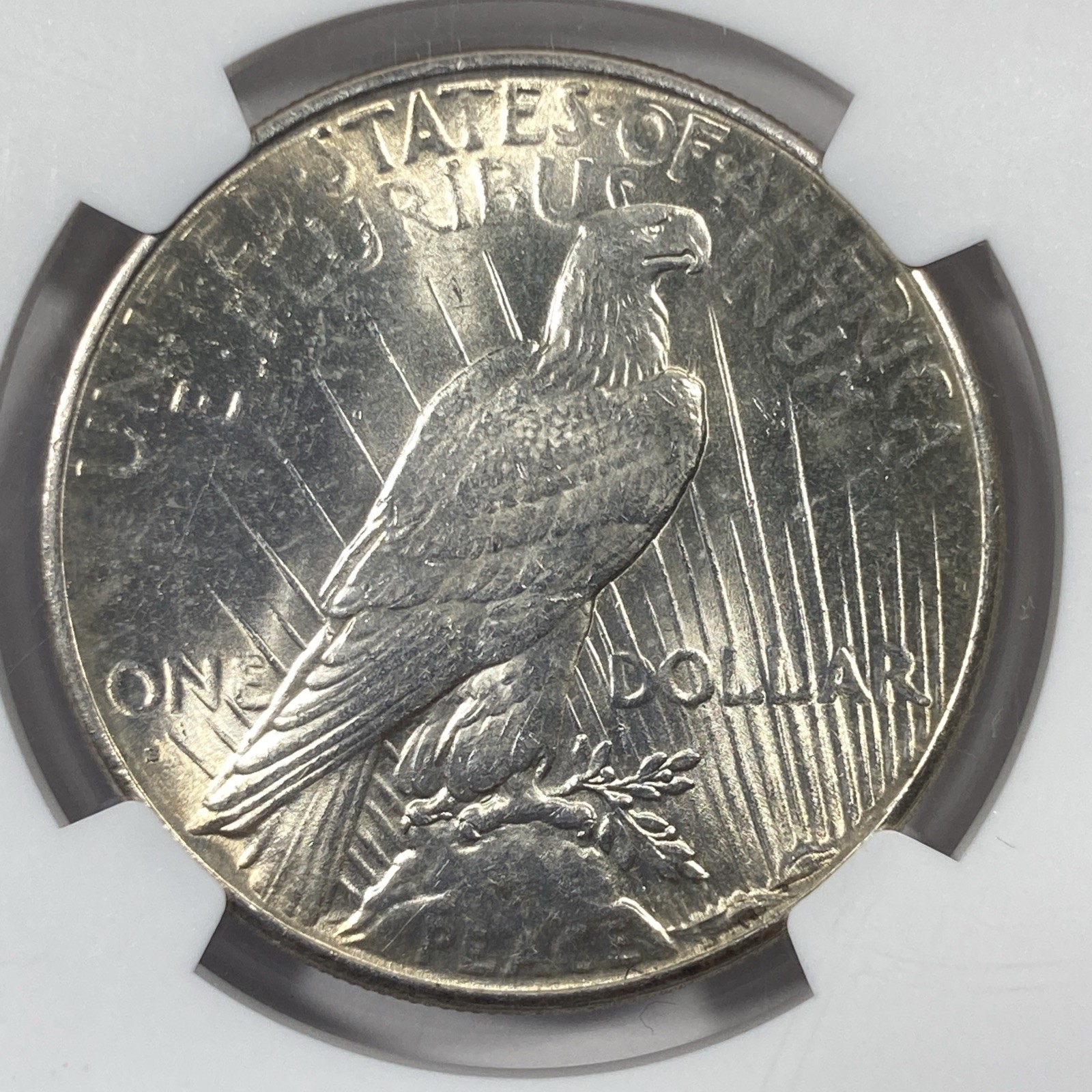 1926-S Peace Silver Dollar 1.00. NGC MS62.