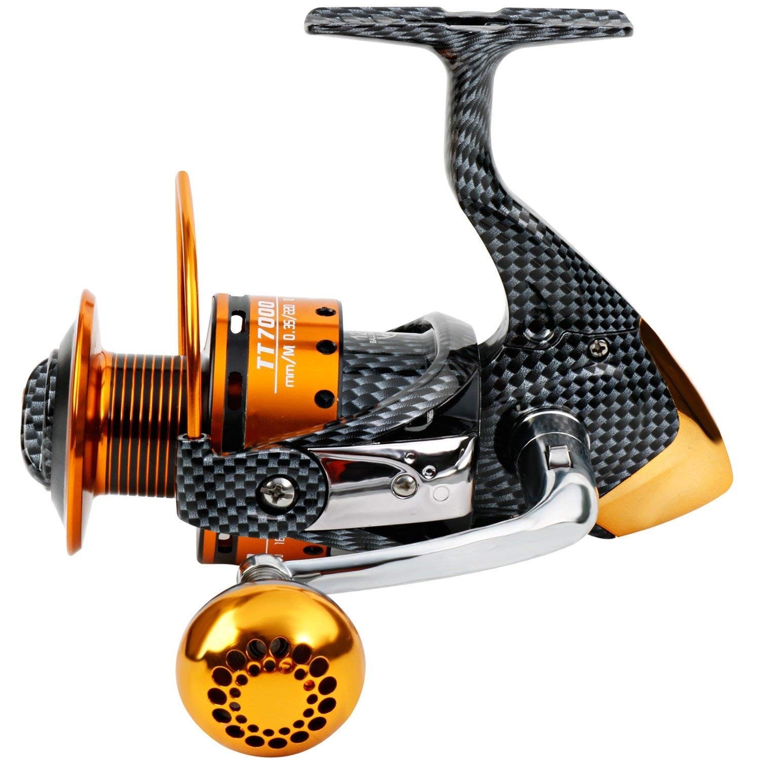 Fishing Reels- 12+1 BB, Light and Smooth Spinning Reels, Powerful Carbon Fibe...