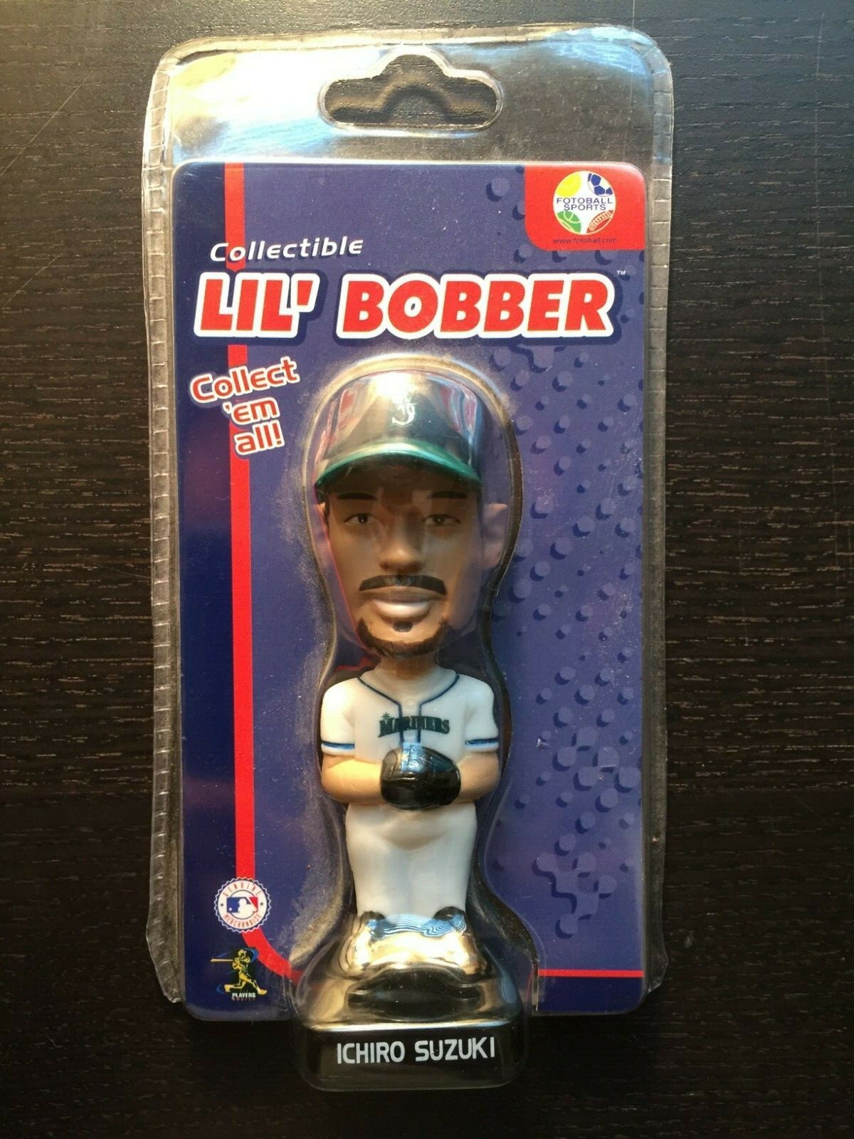 Ichiro Suzuki Sealed Fotoball Sports Lil Bobber Mini Bobble Head RARE Mariners