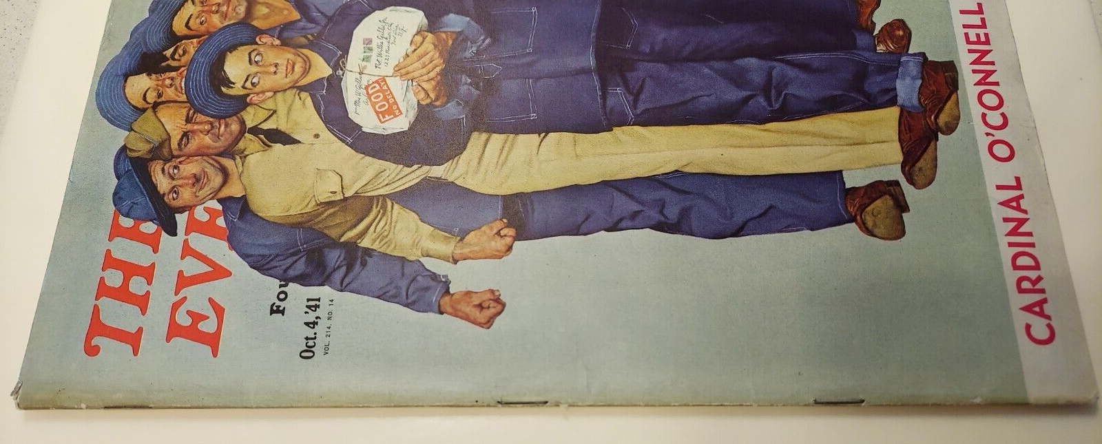 Orig Complete Saturday Evening Post Oct. 4, 1941 Willis Gillis Package From Home