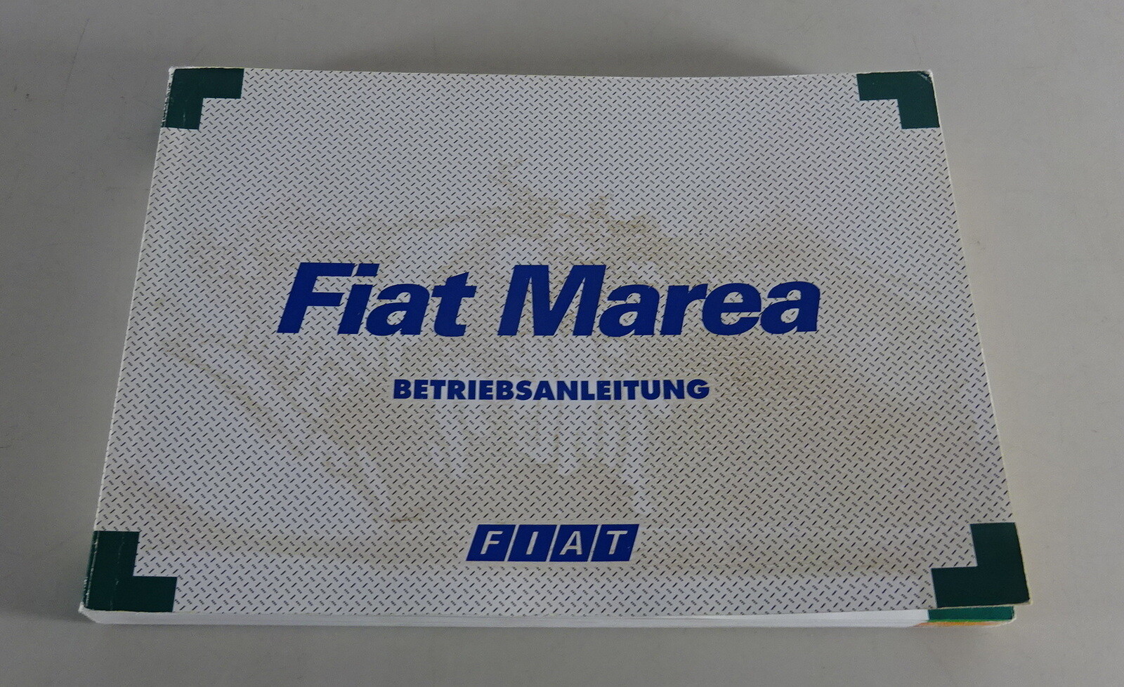 Operating Instructions / Manual Fiat Marea As Of 05/1996