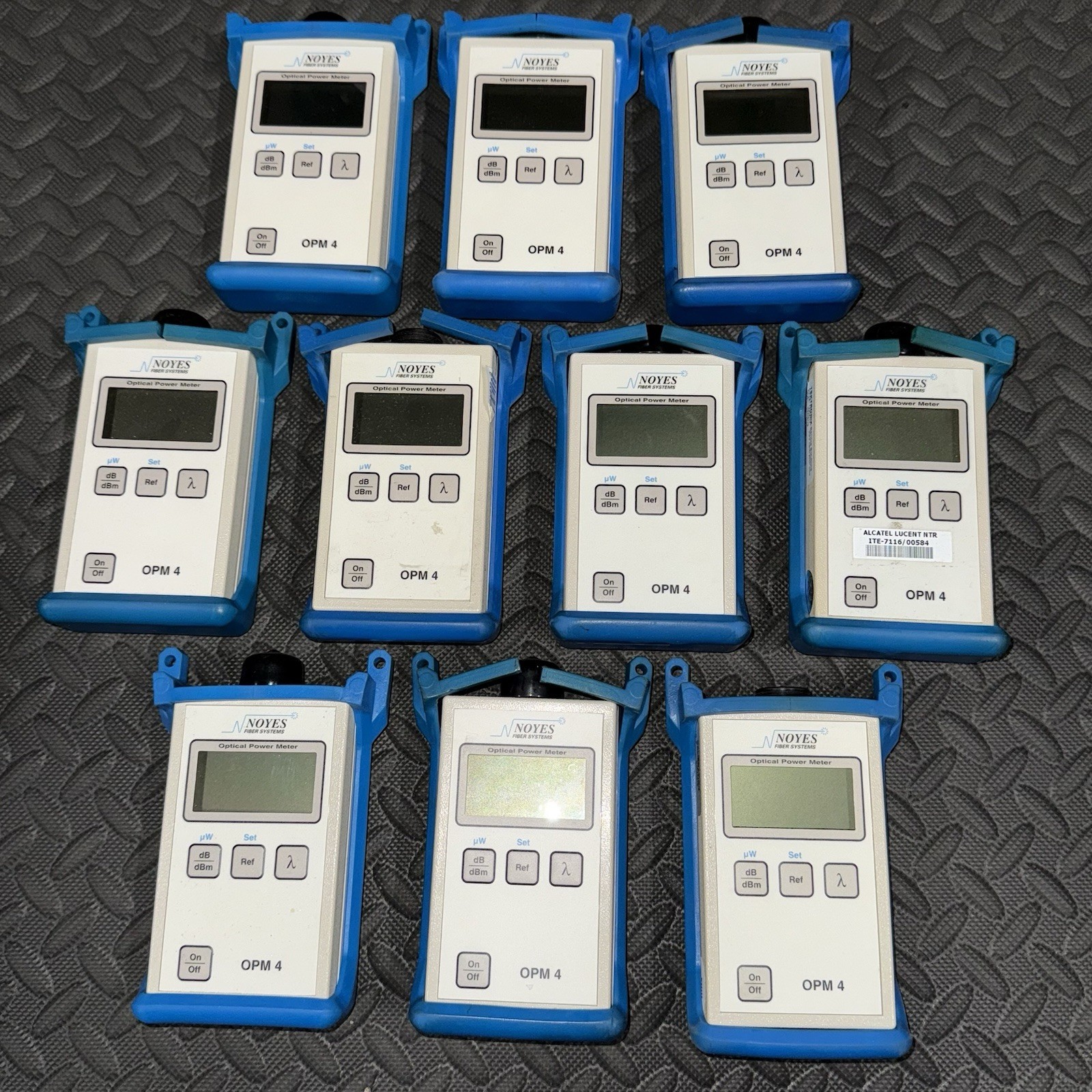 Lot Of 10 AFL NOYES OPM4 Optical Power Meters