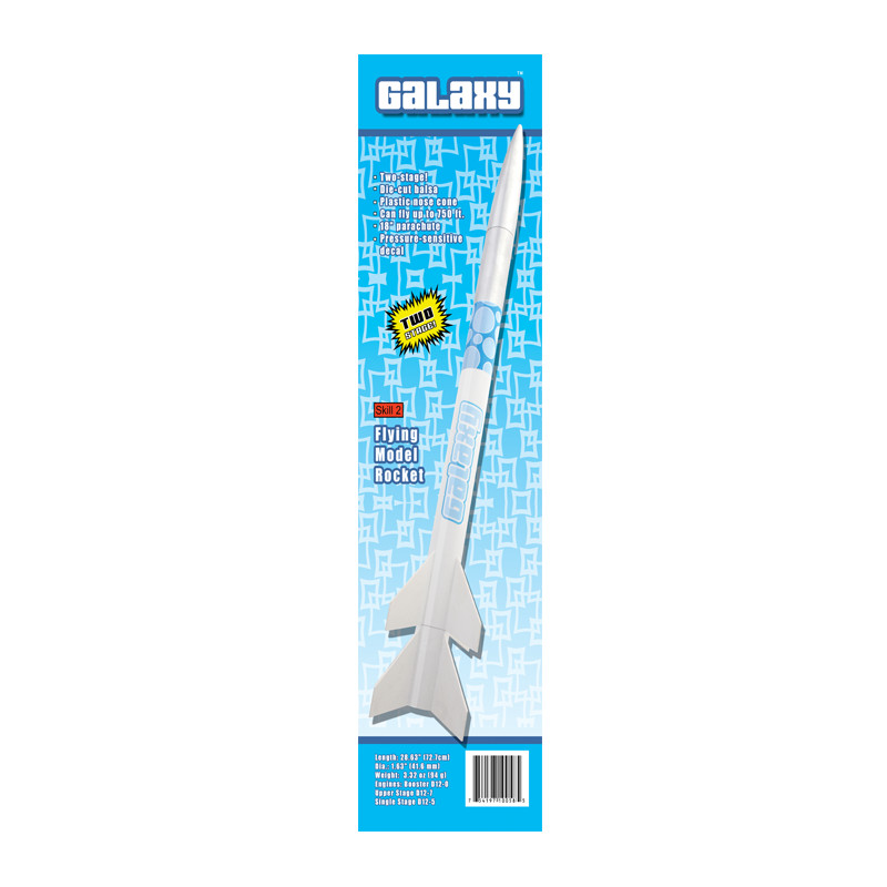 Custom Flying Model Rocket Kit Galaxy CRC 10058