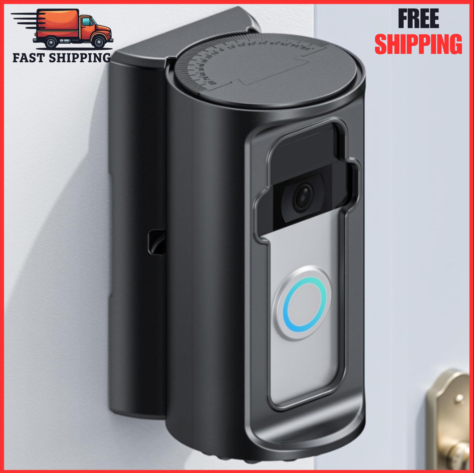 Adjustable 360° Degree Doorbell Angle Mount Compatible with Ring/Wireless Video