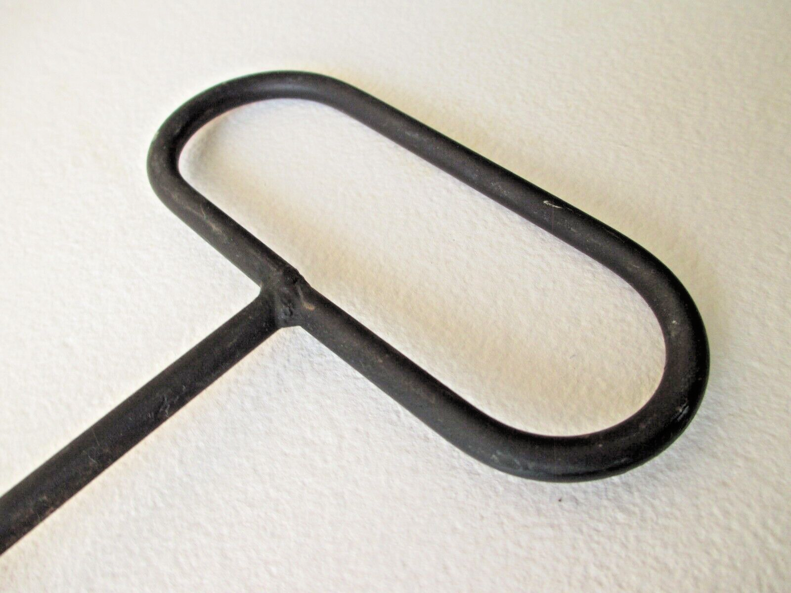 USED Unknown Unbranded Factory Approx. 23" Long Hooked Fork Tool W/ Loop Handle