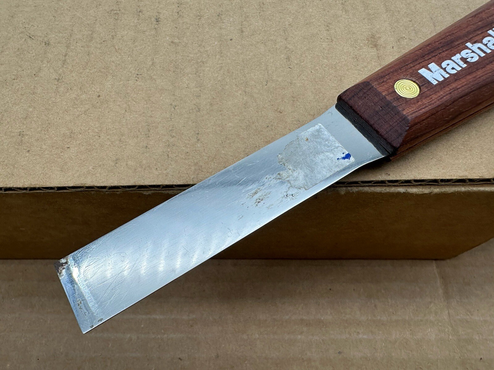 Marshalltown - Chisel Putty Knife - Rosewood Handle - 3/4” Very Nice Shape