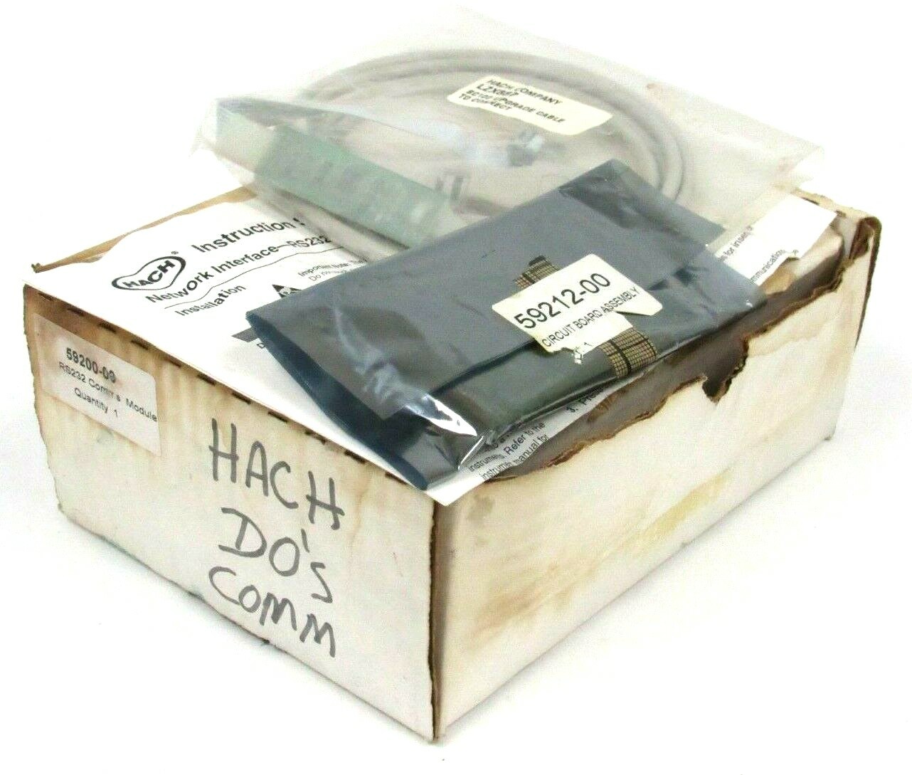 NEW HACH 59200-00 RS232 59212-00 COMMUNICATION MODULE 5920000