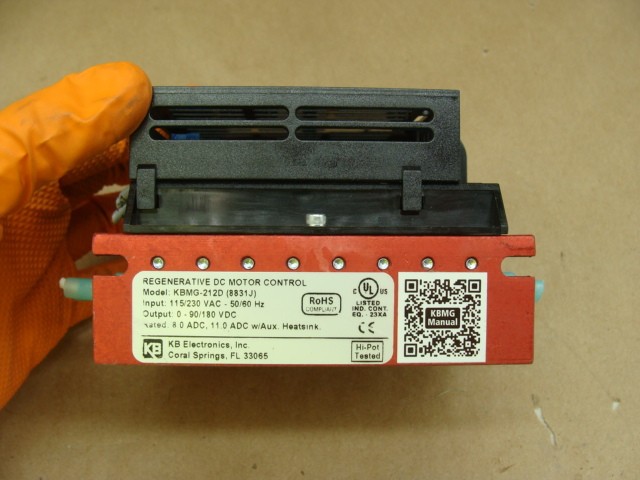 KB ELECTRONICS REGENERATIVE DC MOTOR CONTROL KBMG-212D (8831J) 115/230VAC