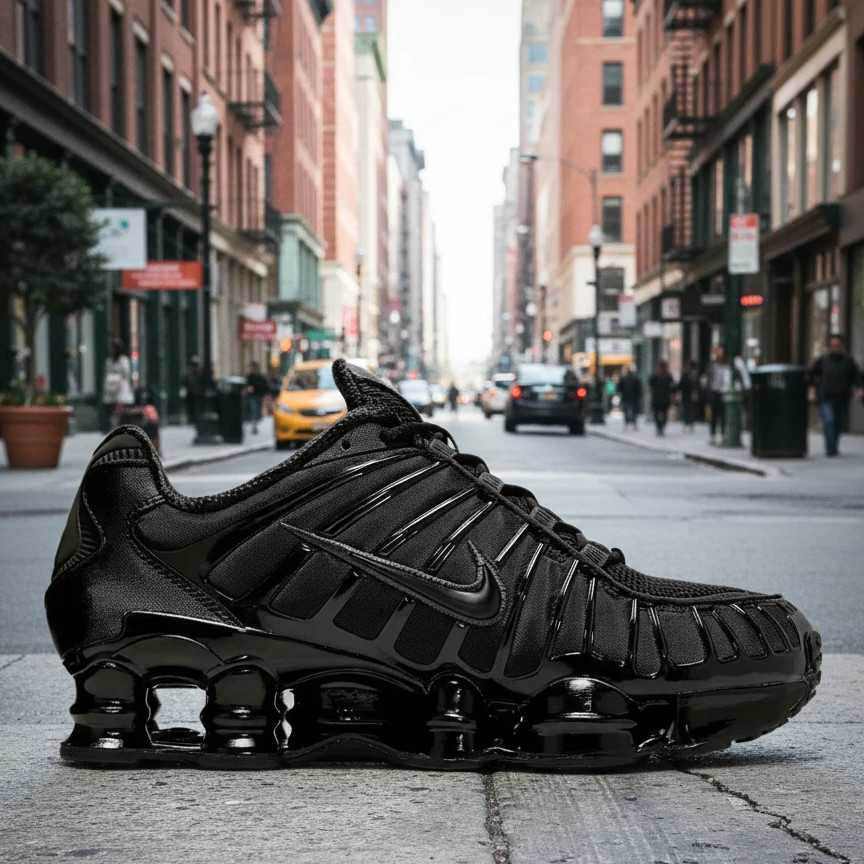 🔥 New Nike Shox TL Men's Black Metallic Hematite AV3595-002 Free Shipping - Siz