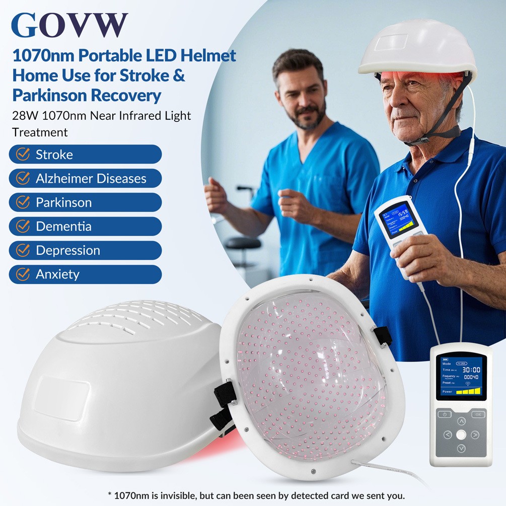 1070nm PBM Helmet Near Infrared Light Treatment Therapy for Depression Anxiety