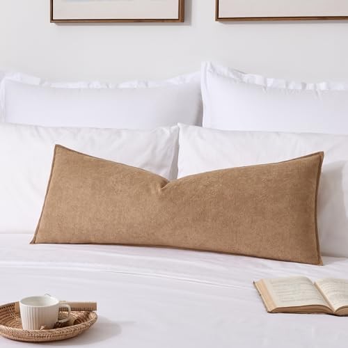 Kevin Textile 14x36 Inch Long Lumbar Cover 1 Pack 36" x 14" (Pack of 1) Camel