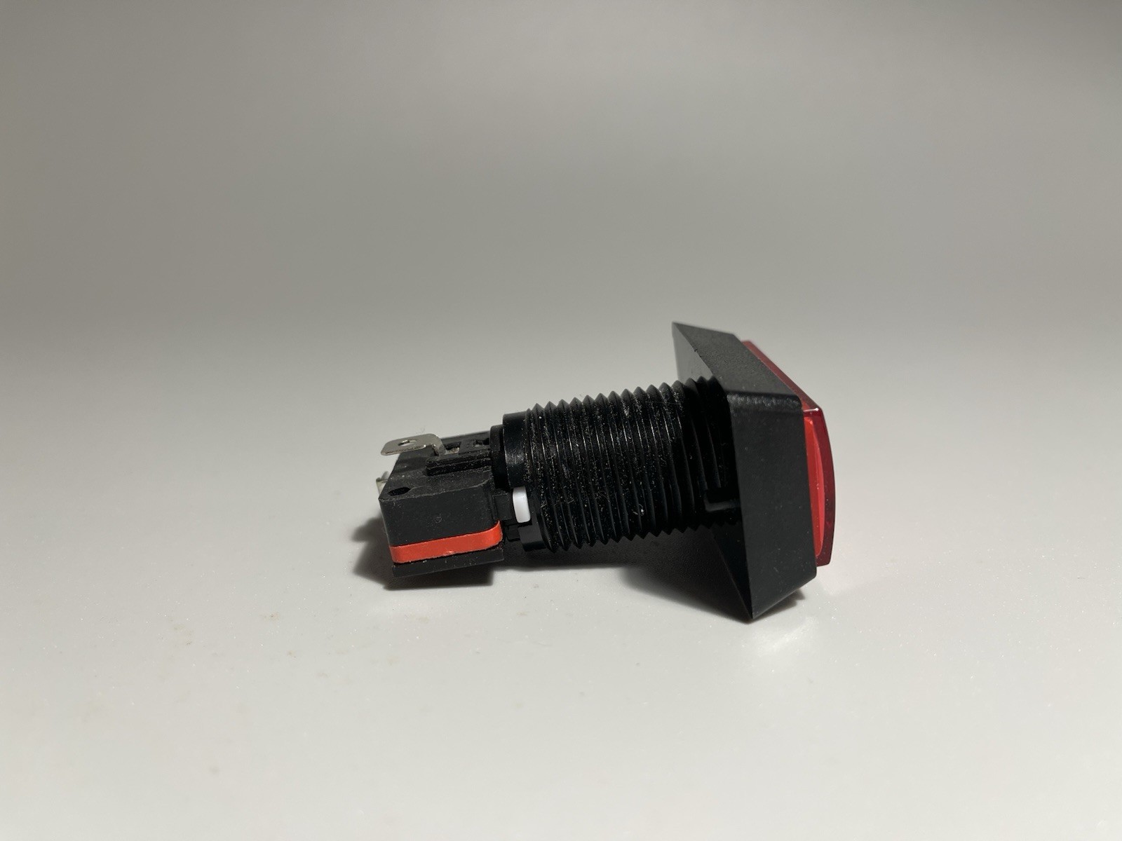 New Arcade Rectangle EXIT Button LED Push Illumilated With Microswitch