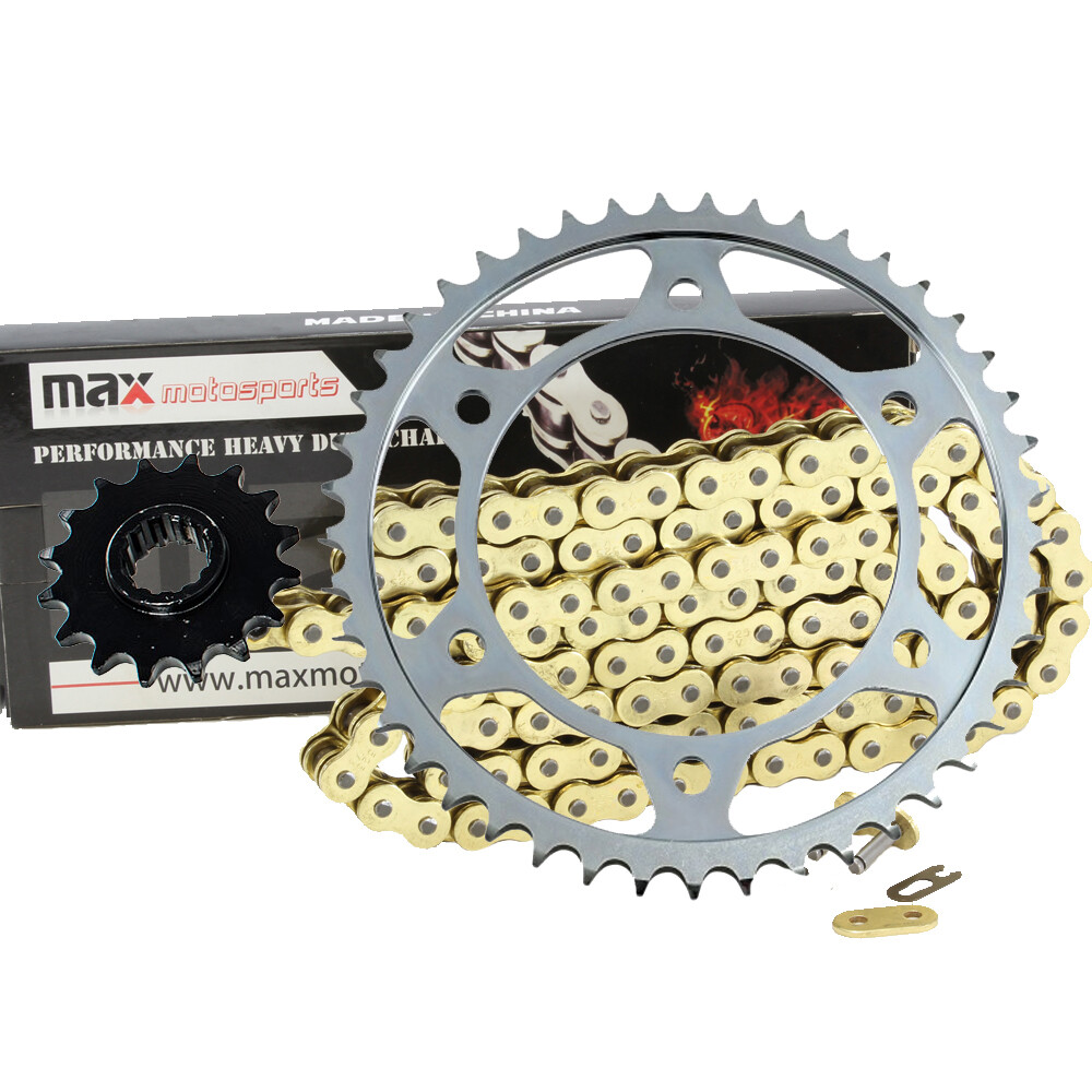 Gold Drive Chain Sprocket Kit for Honda CRF450R CRF450Rx 04-23 & CR250R 04-07