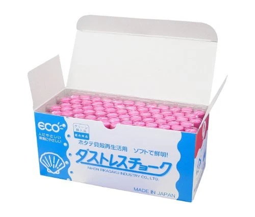 Nihon Rikagaku Industry Dustless Chalk Red 72 pieces DCC-72-R