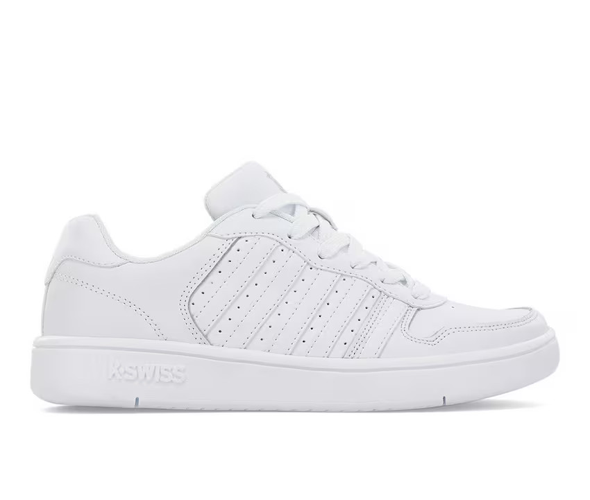 K-Swiss Men's Court Palisades Sneaker (White/Gray)