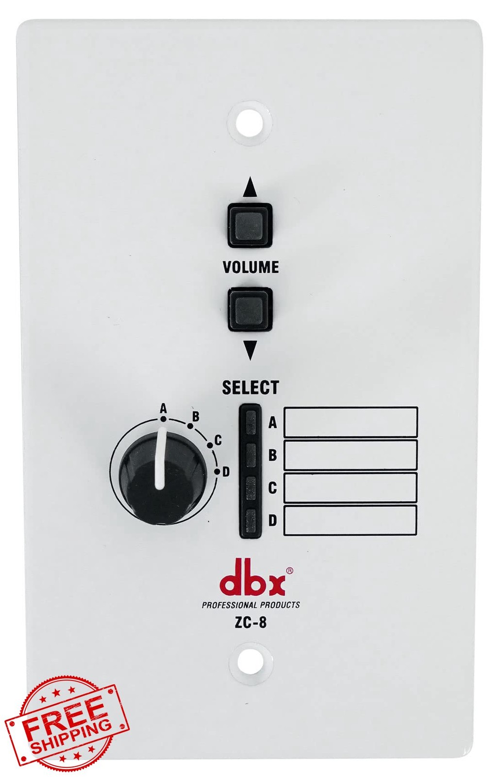 dbx ZC-8 Wall Mounted Zone Controller