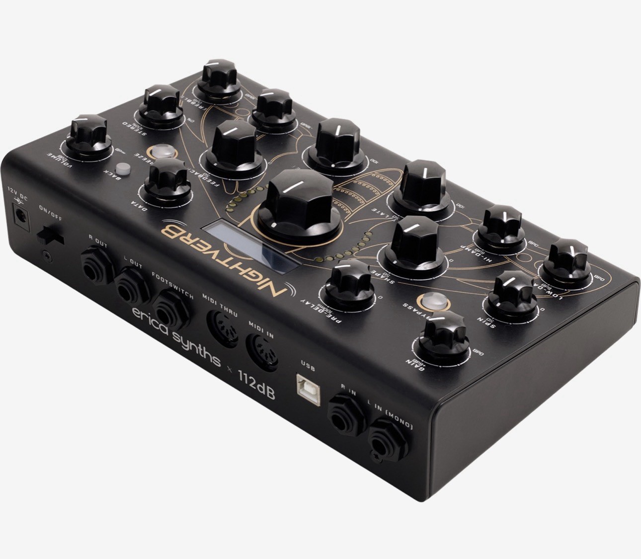 Erica Synths Nightverb Stereo Reverb Desktop Effects Unit