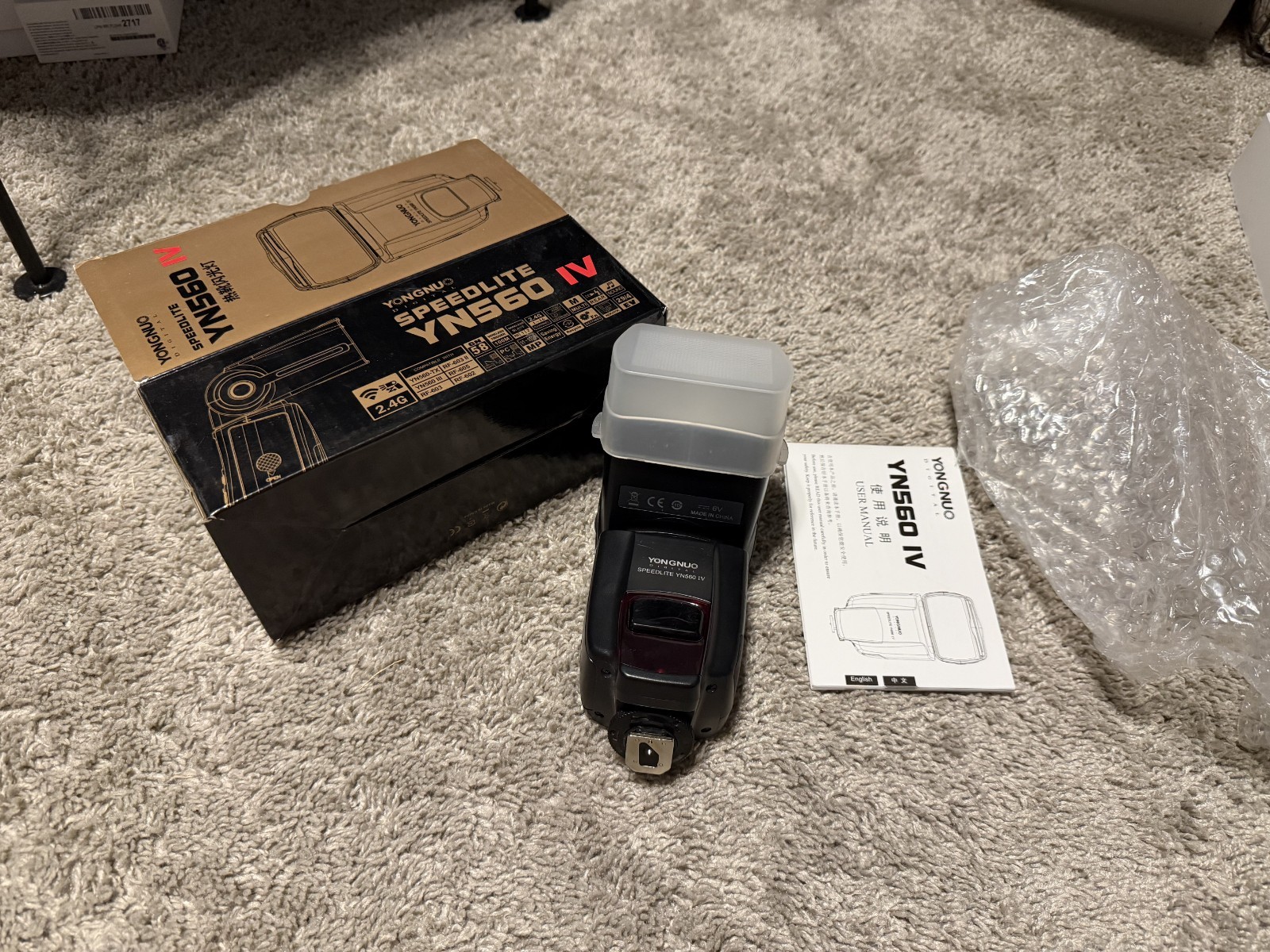 Yongnuo YN560-IV Speedlite Wireless Camera Flash
