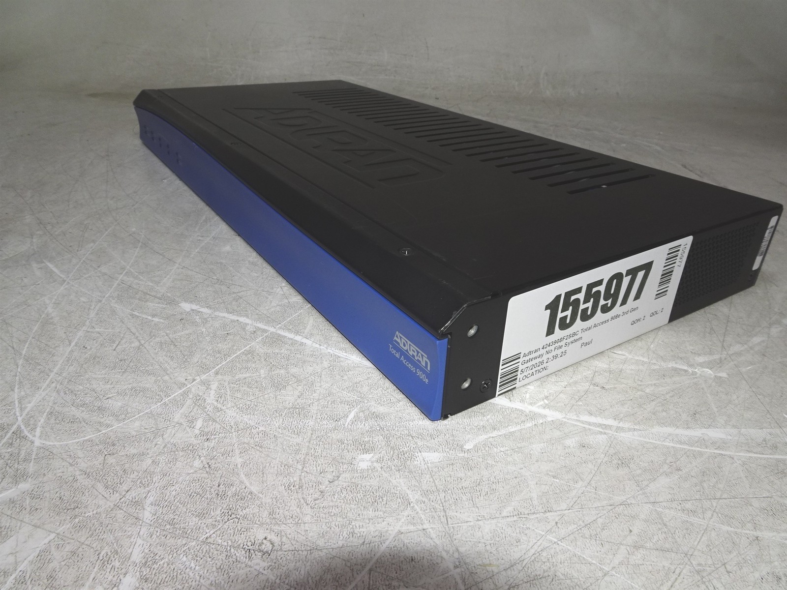 Adtran 4243908F2SBC Total Access 908e 3rd Gen Gateway No File System