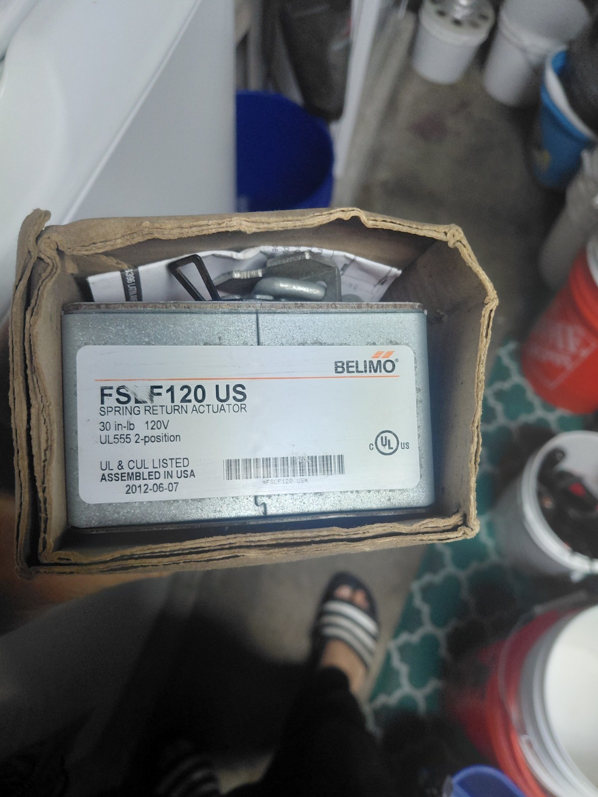 Belimo FSLF120 US Spring Return Damper Actuator -