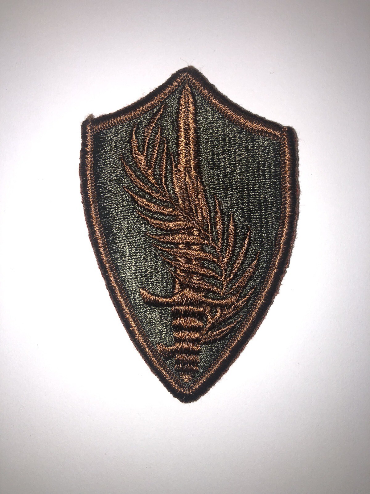 Central Command Brown & Green U.S. Army Shoulder Patch Insignia