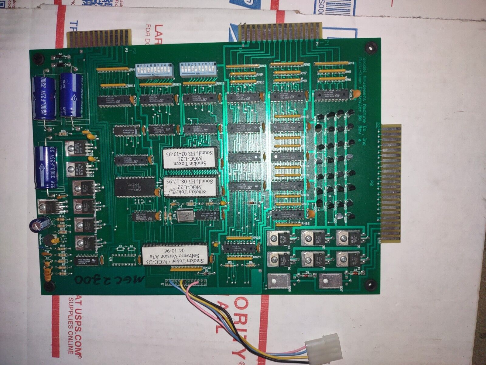 smokin token arcade redemption main pcb #397
