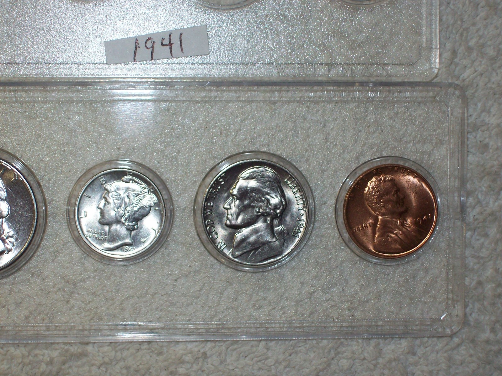 1941 MINT SET UNCIRCULATED PHILADELPHIA MINT
