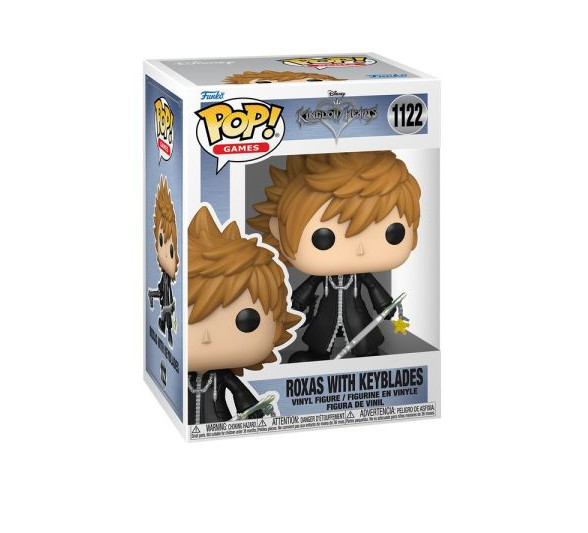 Funko Pop Kingdom Hearts: Roxas w/ Keyblades Figure w/ Protector IN HAND
