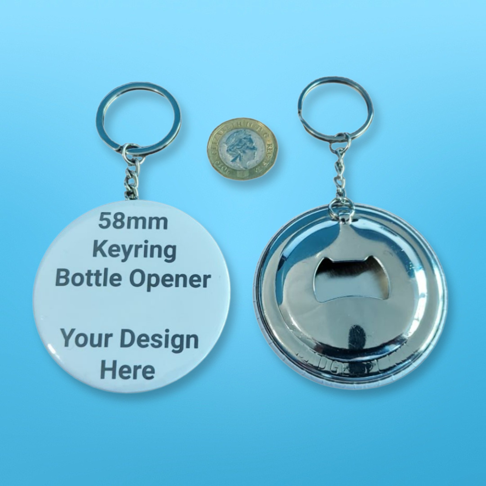 OFFICIAL CROSSFIT WANKER - 58mm KEYRING BOTTLE OPENER