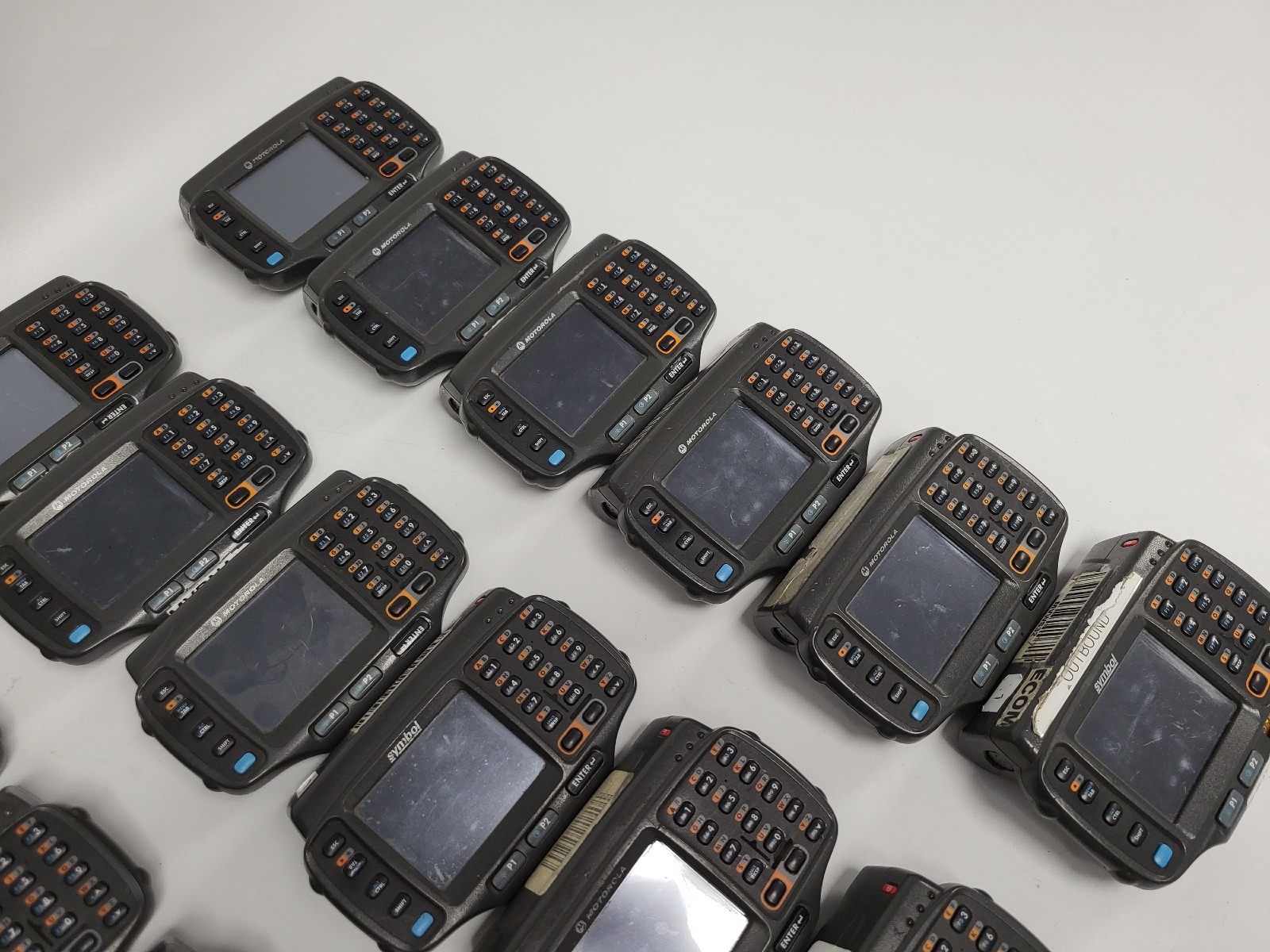 Lot of 20 Motorola WT41N0 Wrist Computers Parts (No Batteries, Untested)