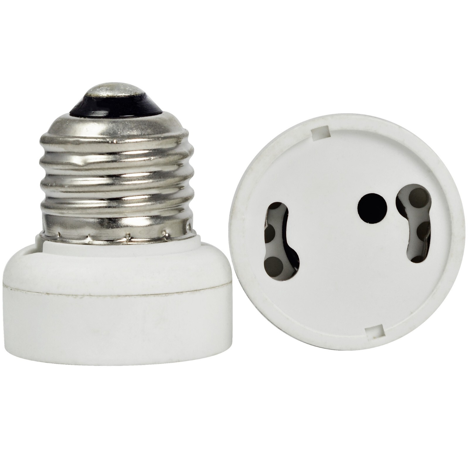 (5pcs) E26 MediumEdison Screw to GU24 Bin-Pin Base Socket Adapter Converter