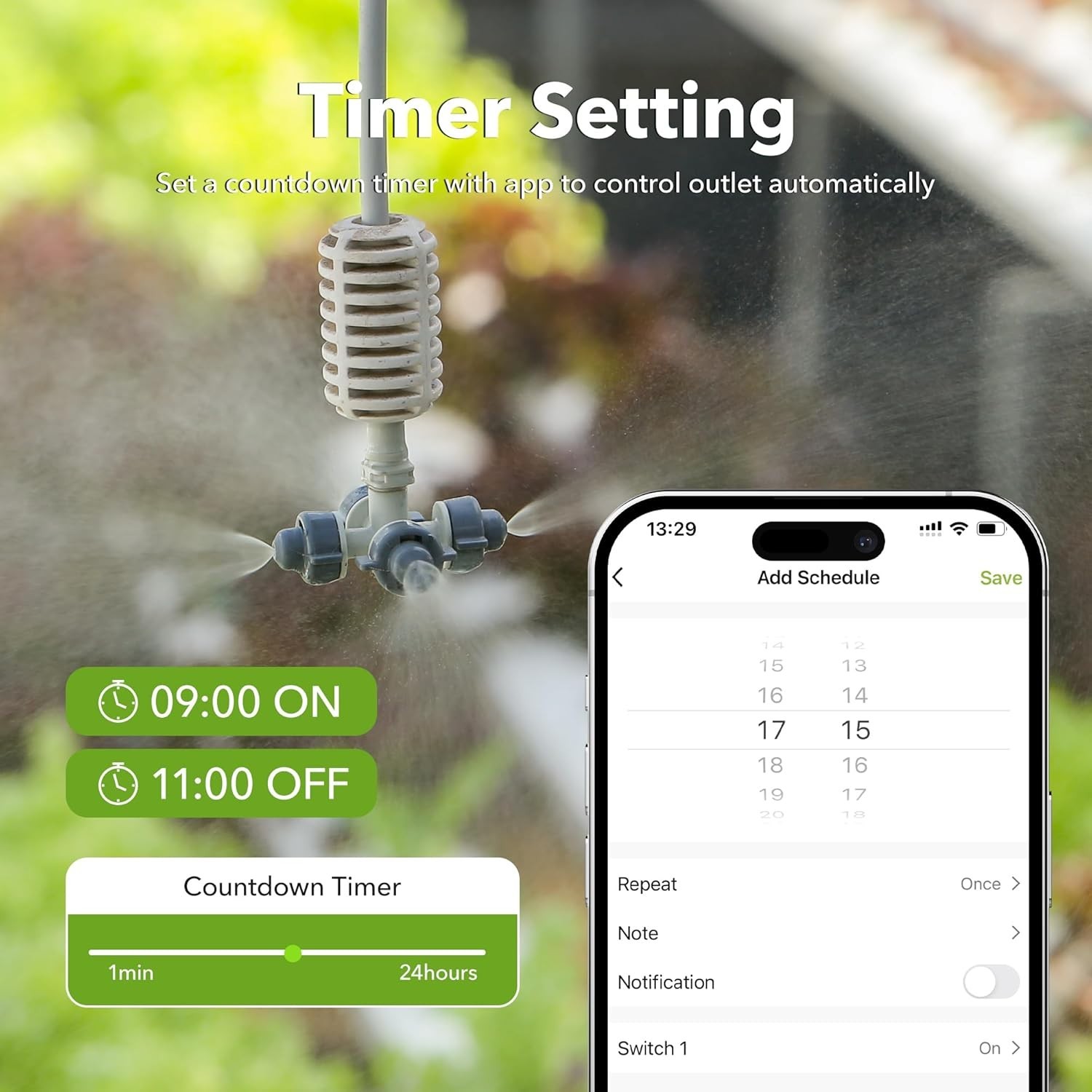 Weatherproof Smart WiFi Outlet with Remote Control for Alexa & Google Assistant