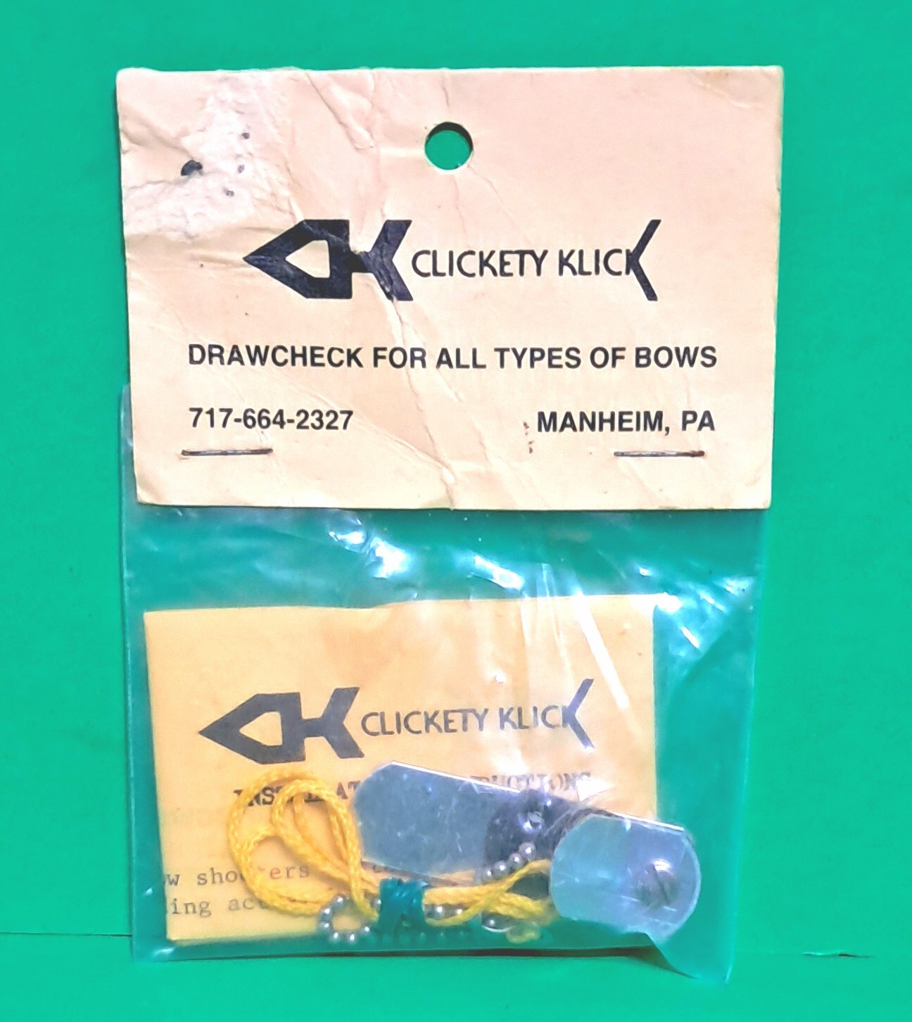 Original Clickety Klick Drawcheck for All Types of Bows Recurve Longbow Compound