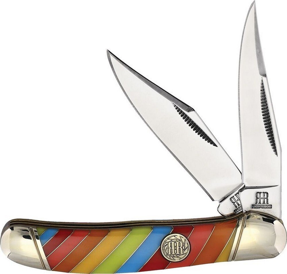 Rough Ryder Lollipop Series Folding Knife Multi Plastic Handle - RR2466-KB207
