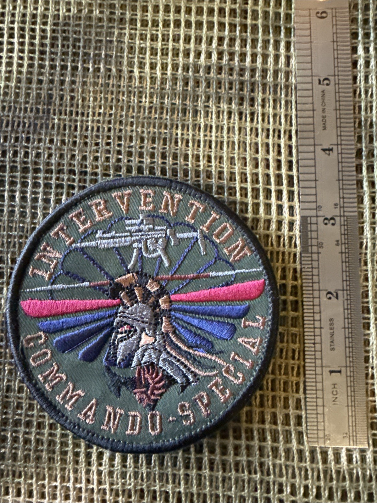 French Foreign Legion Intervention Commando Special Afgan War Camo Patch
