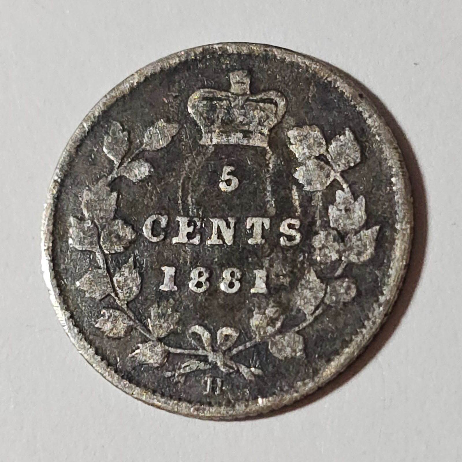 1881 H Canada 5 five cents - LOW COMBINED SHIP - C5-400