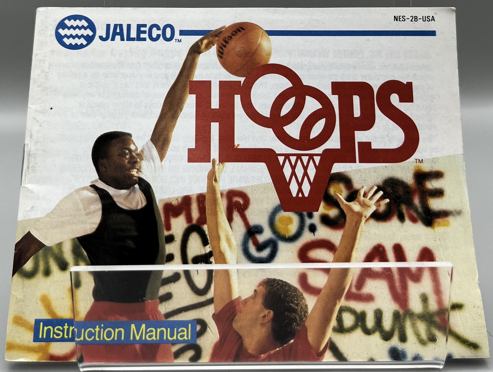 Hoops (Nintendo NES, 1989) Instruction Manual Only