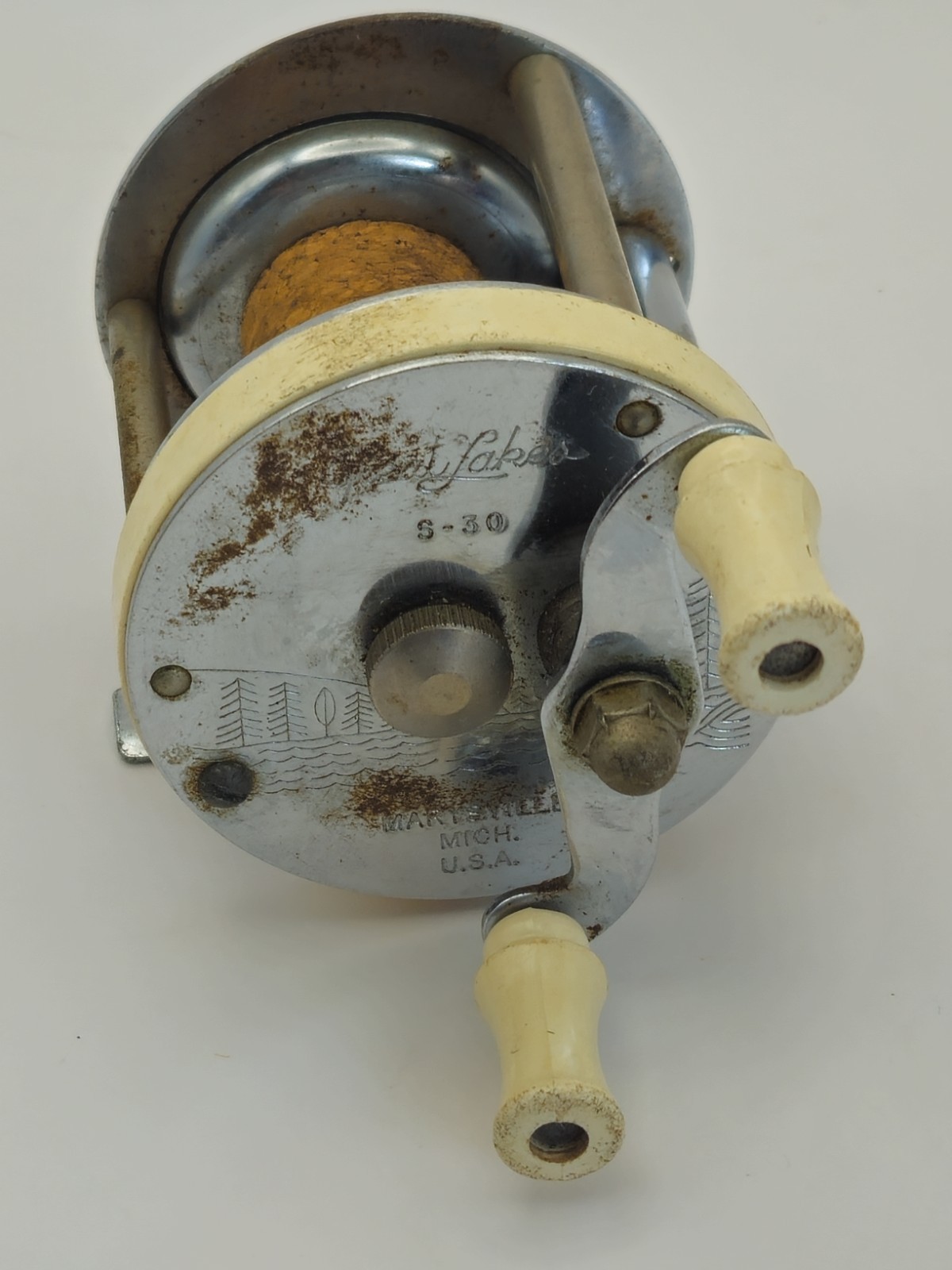 Vintage USA Great Lakes S-30 Reel Marysville, Michigan Made In U.S.A.