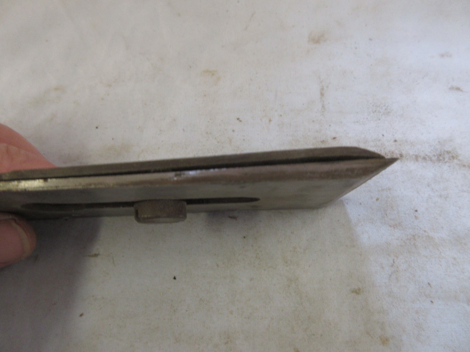 Antique plane iron Ohio Tool
